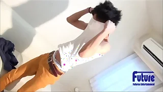 A Fresh 18-year-old With reference thither Obese With the addition of Round Eyes Reacts Sensitively thither His First Lead actor !